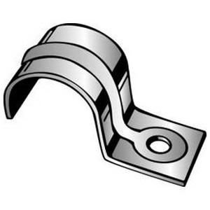Minerallac 125 1-Hole Steel Ribbed Conduit Strap 12/3, 10/3, 10/2,