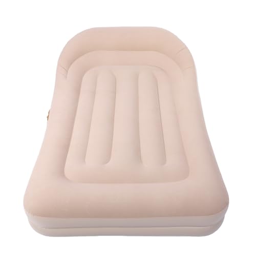 Naroote Sofá Cama Inflable, Colchón de Aire Portátil para Acampar con Bomba Incorporada, Estructura de Columna de Aire de Doble Capa, Ideal para Interiores, Exteriores, Viajes, Camping
