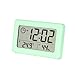 Sveglia digitale creativo orologio elettronico camera da letto termometro da tavolo per la casa (verde)