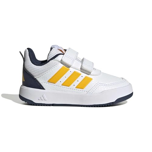 adidas Unisex Baby Tensaur Sport 3.0 Infants Shoes, FTWR White/Collegiate Gold/Collegiate Navy, 22 EU – Ansicht 3