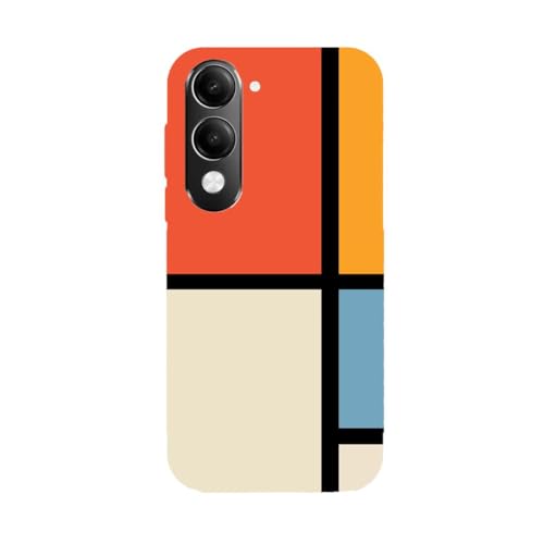 Image of Crepes Pattern | Multi Colour Designer Printed Hard Matt Finish Mobile Case Back Cover for Vivo T4 Lite 5G /iQOO Z10 Lite 5G /Vivo Y19 5G /Vivo Y19E