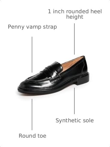 Image of Madewell Women's The Vernon Loafer in Specchio Leather