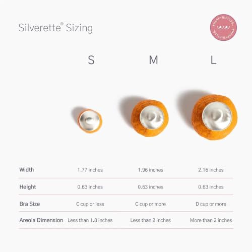 Image of Silverette Nursing Cups, Postpartum Essentials, The Real, Large