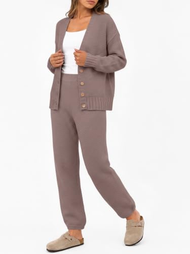 LILLUSORY Women 2 Piece Sweater Matching Lounge Sets 2026 Fall Outfit - image 3