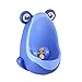 zlw-shop ​Orinal Bebe Inodoro Vertical montado en la Pared del Muchacho del Orinal de los niños de la Rana del bebé Orinal Infantil (Color : Blue)