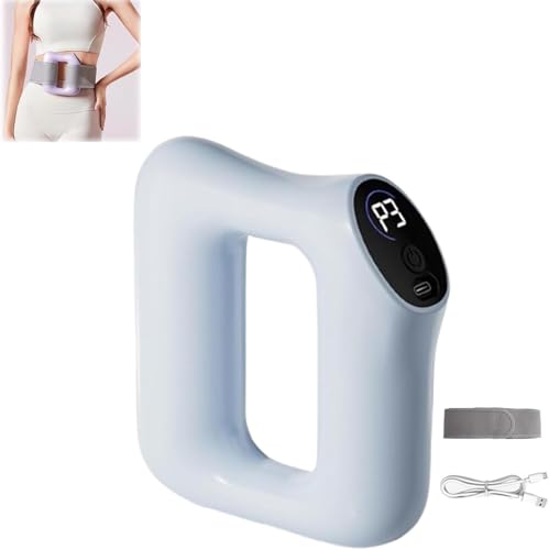 Anillo De Fascia Multifuncional para Todo El Cuerpo,VibracióN De Tejido Profundo con DiseñO PortáTil,Modos De Masaje Ajustables,ReduccióN De Ruido,BateríA De Larga DuracióN,Blue