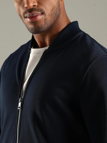 Image of Solid Regular Fit Cotton Jacket