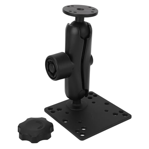 Soporte de bola doble para buscador de peces y tableta en barco o tractor
