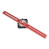 Xijobido Holzwerken T-Winkel,T-förmiges Verstellbares Messgerät - Kreisschablonen Lineal Für Holzwerken,für Möbelbau, Konstruktion, Ingenieurwesen, Holzdrehen, Technisches Zeichnen und