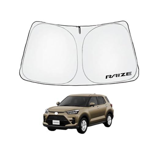 KOKATO トヨタ ライズ A200系 2019年11月~ 車種専用設計 サンシェード 車 フロント さんしぇーど 暑さ対策 日除け 遮熱 遮光 uvカット 紫外線遮蔽 折り畳み式 収納ポーチ付き 取付簡単 保護パーツ