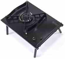 IGTガスコンロ黒 GASWARE POWER PLATE STOVE No.6 GASWARE パワープレートNo,6 新型 グリルバーナー ガスコンロ