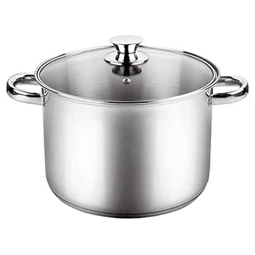 VIER- OI16 Pentola in acciaio inox 18/10 da 16 cm di diametro x 16 cm di altezza