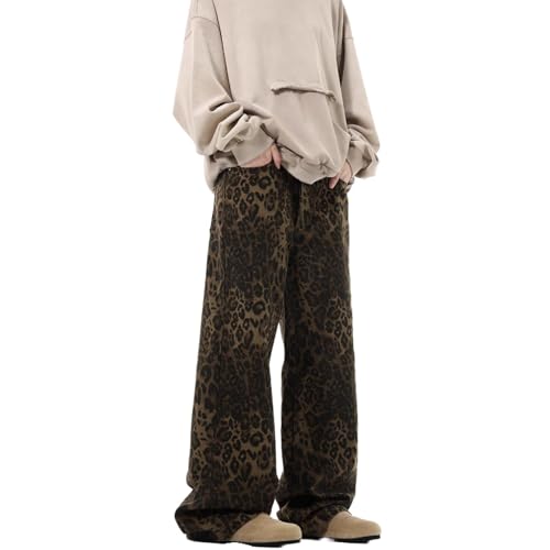 GUOYUXIAO Men's Jeans Cleanfit Flared Black Dress Pants Loose Fit Trouser for Men2