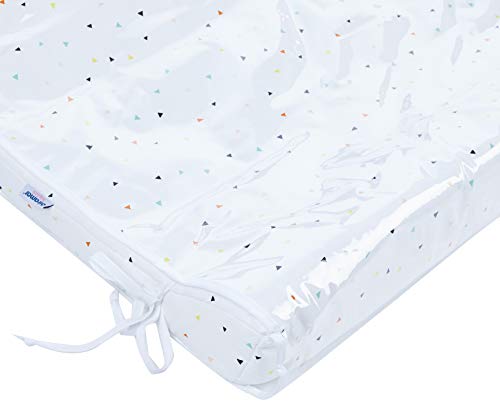 Trocador Anatômico para Bebê New York Mini Triângulo Colorido, Biramar Baby, Colorido