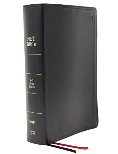 NET Bible, Full-notes Edition, Leathersoft, Black, Comfort Print: Holy Bible NET Bible, Full-notes Edition, Leathersoft, Black, Comfort Print: Holy Bible
