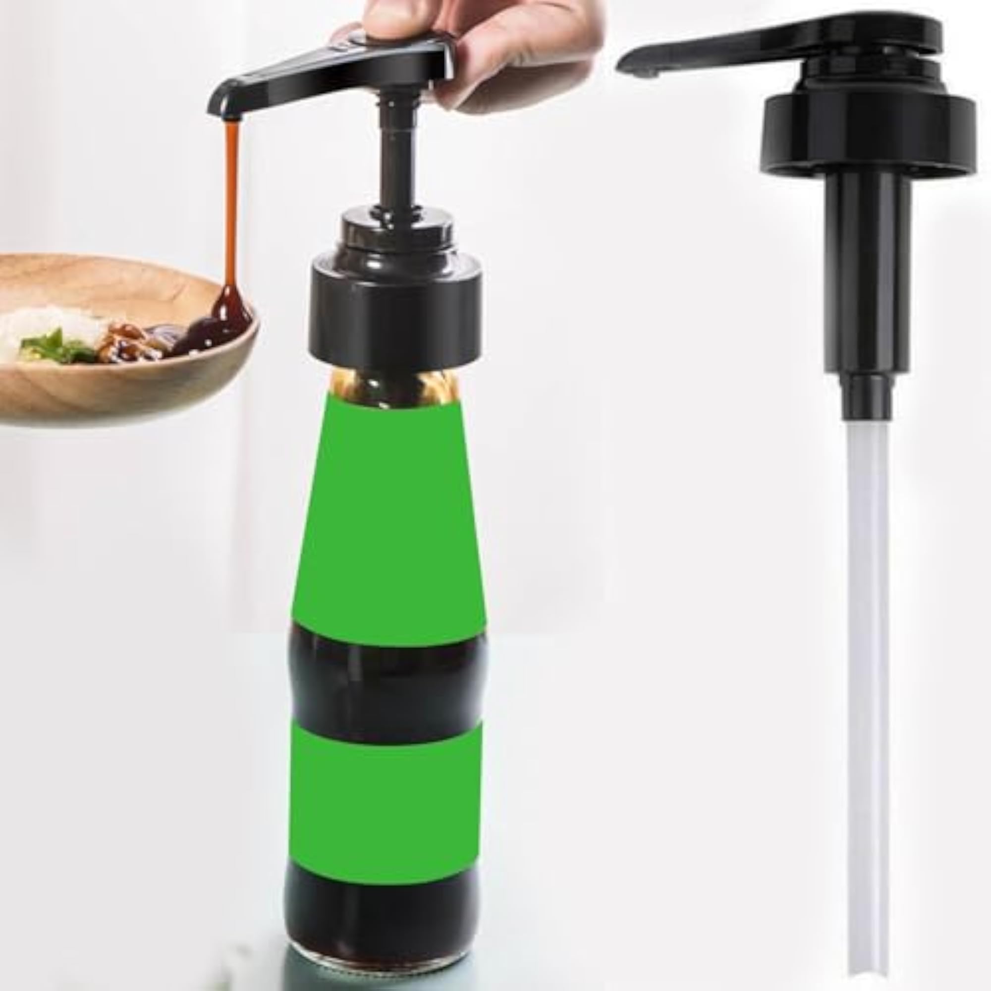 Creations Pump Dispenser for Sauce, Reusable