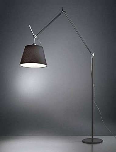 Artemide 0763030A Tolomeo Mega Base and Stem for LED Floor Lamp,Black