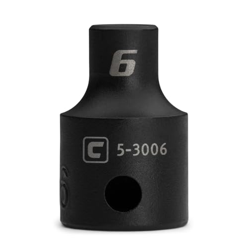 Image of Capri Tools 6 mm Shallow Impact Socket, 3 /8-Inch Drive, 6-Point, Metric