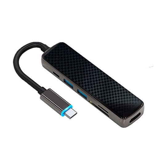 Station d'accueil USB C 6 ports 4K pour ordinateur portable et clavier