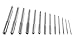 Accusize Industrial Tools 1/16-1/4'' 13 Pcs Hss 6542 Straight Flute, Chucking Reamer Set, 5500-Se00