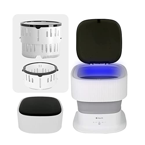 Mini portable washing machine, Foldable washing machine with spin dryer, Portable washer and dryer combo machine, Perfect for Small Clothes, apartments, Camping, Travelling Mini portable washing machine, Foldable washing machine with spin dryer, Portable washer and dryer combo machine, Perfect for Small Clothes, apartments, Camping, Travelling