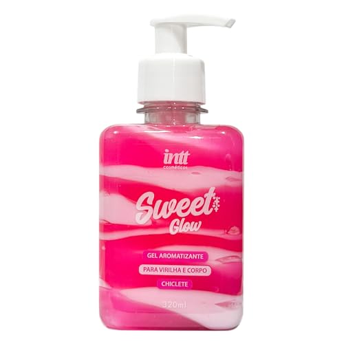 Sweet Glow Hidratante Aveludado Comestível para Região Pélvica e Virilha Chiclete 320ml Intt