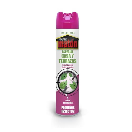 VINFERMATON - Insecticida Matón Casa Jardín Mosquitos y Moscas 600ml
