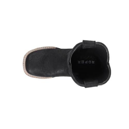 Roper Monterey (Toddler/Little Kid) Western Boot, Black, 2 US Unisex4