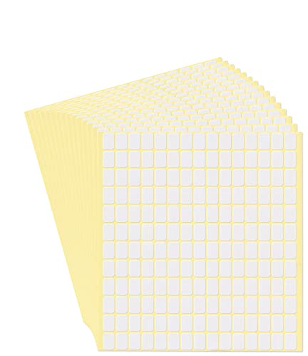 dealzEpic - Self-Adhesive Writable Blank Paper Label Stickers - 9x13mm
