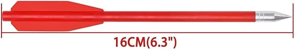 Bow and arrow college 60PCS 6.25 Inch 50-80LB Mini Archery Crossbow Bolts Set with Sharp Metal Tip, Reusable Durable Arrow Dart for Shooting Target Practice, Small Hunting Game, Outdoor Fishing by Bow and arrow college - Used condition - Image 3