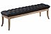 Produktbild myangels Sitzbank Ramses Stoff antik-hell 150 cm, Farbe:schwarz