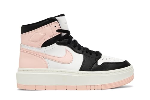 Nike Damen 1 Elevate High Sneaker, Black/White/Sail/Atmosphere, 42.5 EU