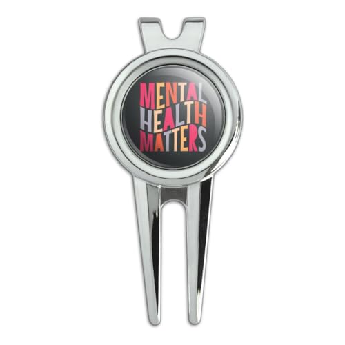GRAPHICS & MORE Mental Health Matters Golf Divot Repair Tool and Ball Marker