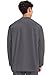 Cherokee Men’s Scrub Jacket Snap Front Medical with 3 Pockets, Knit Cuffs, Soft Fade Resistant 2-Way Stretch - WW360, M, Pewter