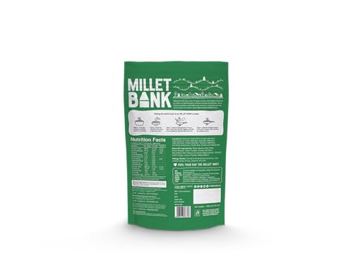 Image of Millet Bank Multi Millet Hakka Noodles Chilli Garlic|Noodles Packets No Maida, Not Fried, No MSG | No Added Preservatives | Pack of 2 - 180g Each