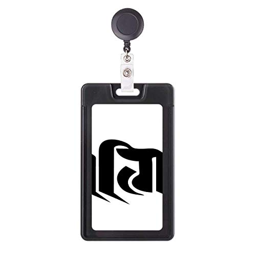 Porte-badge rétractable personnage bouddhiste enrouleur de carte d'accès pour entreprise