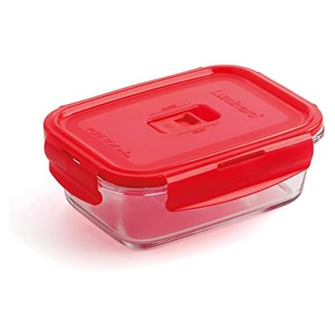 Luminarc Pure Box Recipiente Vidrio Hermético 19x13cm Bicolor Cover