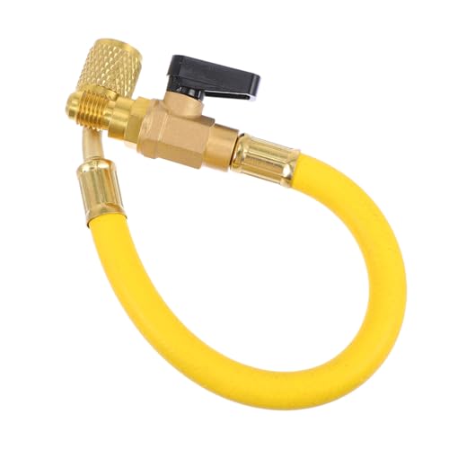 Manguera de recarga para aire acondicionado SOLUSTRE, tubo de llenado para refrigerantes R134a, R410a y R22, conexión de cobre para automóvil miniatura 6