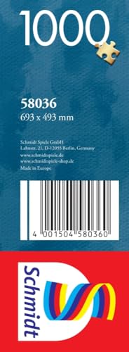 Schmidt Spiele 58036 Thomas Kinkade, Disney, The Little Mermaid Celebration Of Love, Puzzle Da 1000 Pezzi - 2