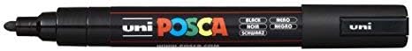 Posca Acrylic Paint Marker, Medium, Black