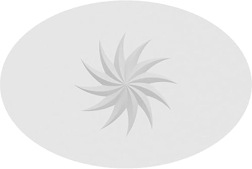 Vista 62 de Ekena Millwork ROSP050X033X100DAL12 Roseta estándar con borde cuadrado, 5 pulgadas de ancho x 3 1/4 pulgadas de alto x 1 pulgada, PVC