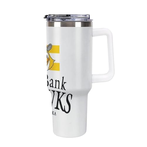 福岡ソフトバンクホークス 車用 タンブラー ステンレスカップ 広口 ボトル 車用ケトル 二重構造 ふた付き 水筒 車用ポット 真空断熱 保温保冷 直飲み 魔法瓶 ストローボトル 漏れ防止 携帯便利 アウトドア用 釣り 遠足登山 キャンプ 大容量40oz