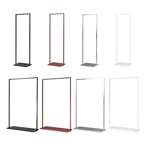 Natural Goods Berlin Kleiderständer BASIS (Schwarz, 100 cm) - Kleiderstange aus stabilem Metall - Freistehende Garderobenstange für Schlafzimmer, Wohnzimmer & Büro