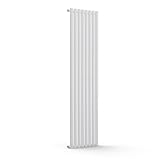 blumfeldt Radiador Vertical Agua Pared Bajo Consumo, Estufa para Baño 728W, Radiadores Bajo Consumo Electricos para Pared, Posición, Estufas Verticales Electricas, Calefacción