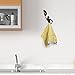 Artori Design Black Towel Hook - Hand Towel Holder for Bathroom & Kitchen - Heavy Duty Shower Hook - Flamenco Dancer Design
