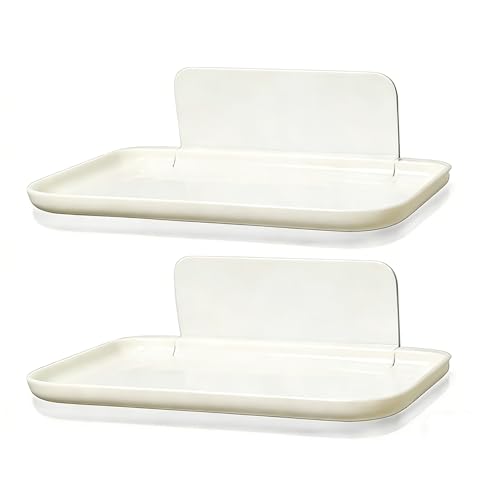 STRFNEXUS Fold Down Plastic Shelf Space-Saving Floating RV Bedroom Rack
