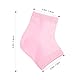 Feuchtigkeitsspendende Fersensocken Weiche Feuchtigkeitsspendende Socken Gel-Fersensocken Gel Socken Offene Zehensocken Moisturizing Heel Socks für Trockene Harte Gerissene Haut Männer Frauen 2 Paar
