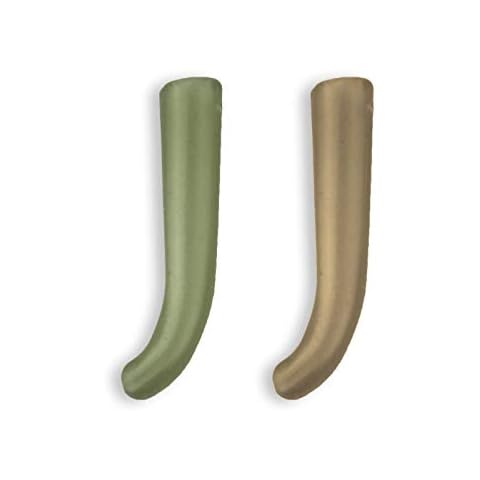 Bank Tackle Rig Aligners Hook Kicker Style Carp Fishing Terminal Tackle Khaki Green or Brown (Khaki Brown, x 10 Pack) Cover