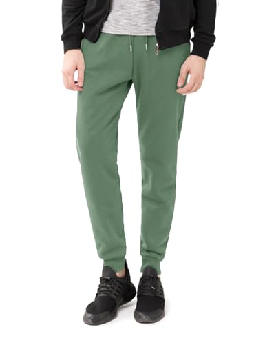 Flygo Men's Fleece Lined Sherpa Sweatpants Winter Warm Pants Jogger Lounge Athletic Pant with Pockets