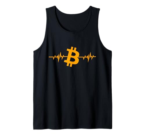 Bitcoin Heartbeat Crypto Cryptocurrency BTC Bitcoiner Camiseta sin Mangas